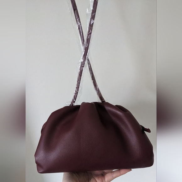Lily & Bean burgundy leather clutch - Picture 5 of 7